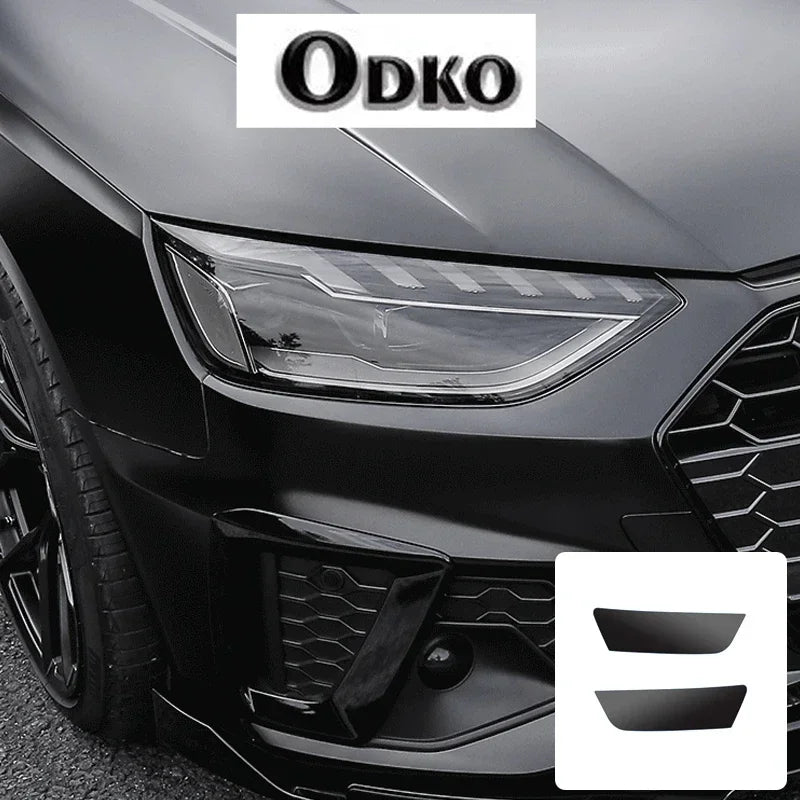 Blackout Headlight Film For Audi