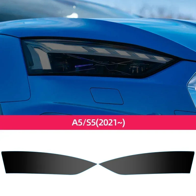 Blackout Headlight Film For Audi