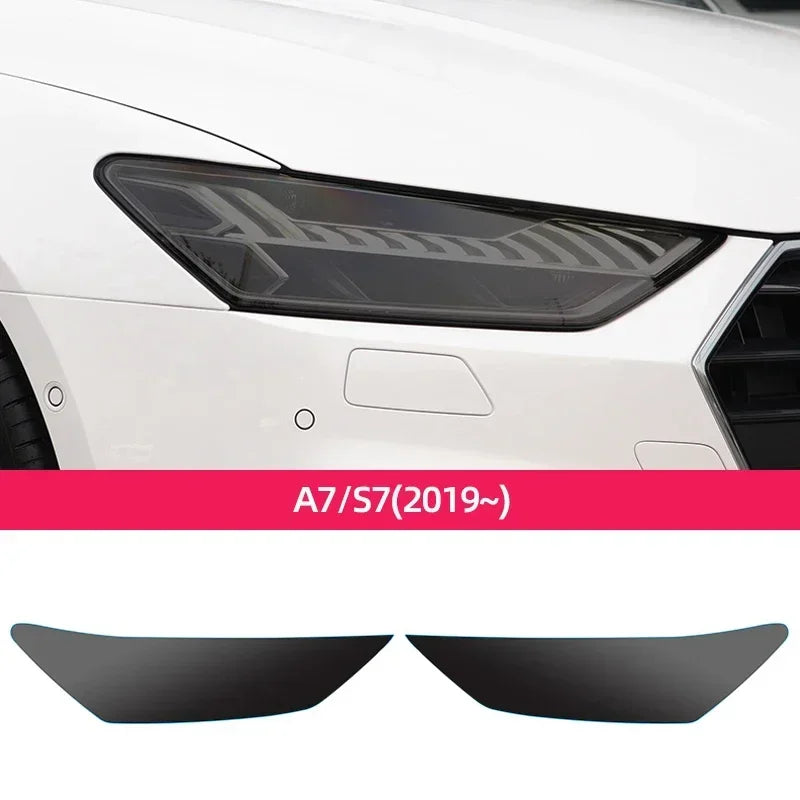 Blackout Headlight Film For Audi