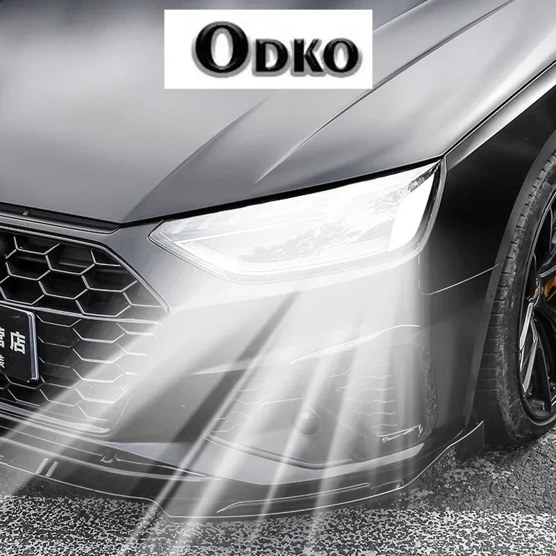 Blackout Headlight Film For Audi